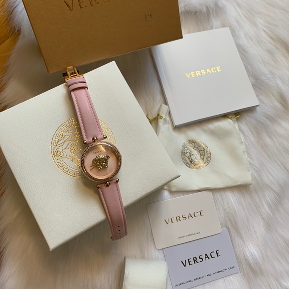 Versace Gold- Plated Versace Palazzo Empire Pink - Picture 12 of 12